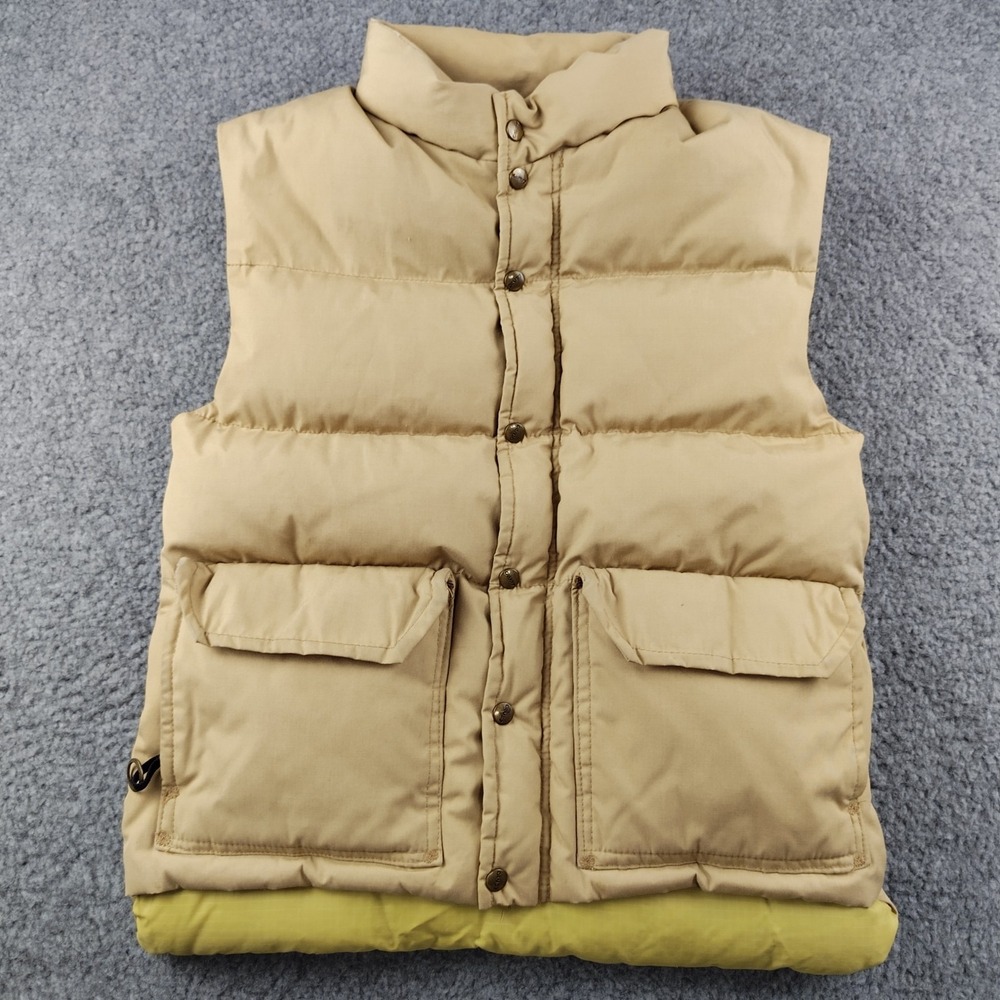 VTG Camp 7 Goose Down Puffer Vest Size XS Womens Cropped